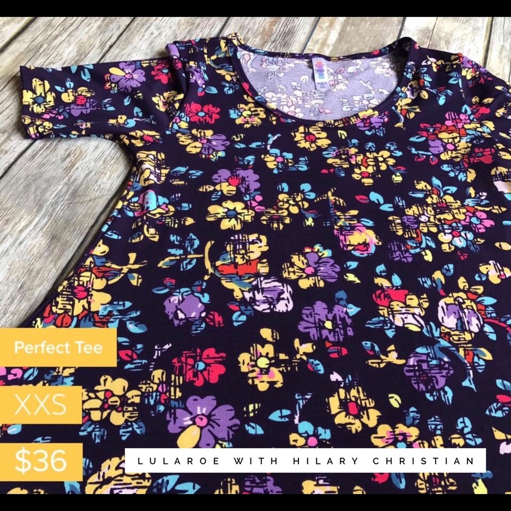 LuLaRoe XXS Perfect T. Fits sizes 0-6